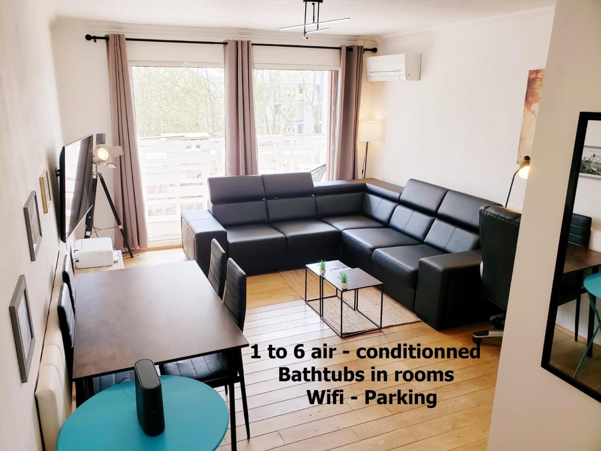 Suite From 1 To 6 - Bathtubs In Rooms - Air Conditioned Residential Appartement - Self-Arrival - Wifi - Netflix Disney - Kitchen - Laundry - Parking Avinyon Dış mekan fotoğraf